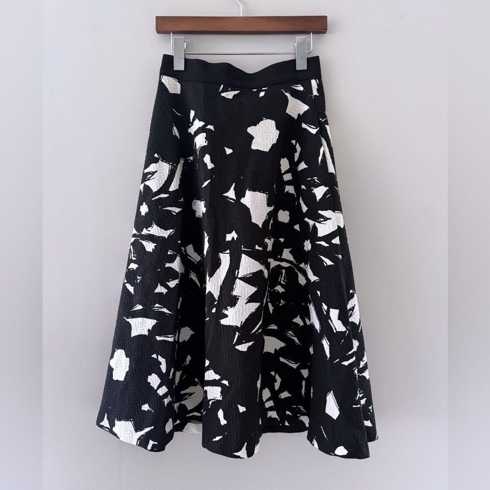 Banana Republic Textured Midi Skirt with Pockets
